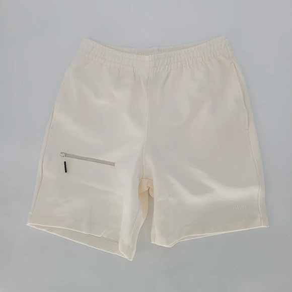 Rains Track Shorts mens fossil cream soft high quality size small - Picture 2 of 11
